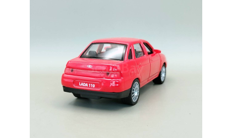 ВАЗ-2110 ЛАДА-110 / LADA  (красный) Игрушка Технопарк М.0912, масштабная модель, scale32
