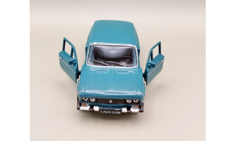 ВАЗ-2106 ’Жигули’ (бирюзовый) Игрушка Welly М.0914, масштабная модель, scale35