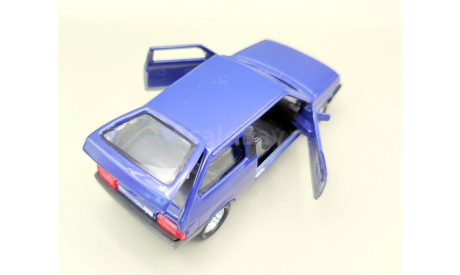 ВАЗ-2108 Лада ’Самара’ (тёмно-синий) Игрушка Welly М.0918, масштабная модель, scale35