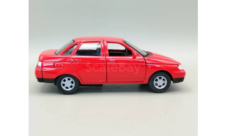 ВАЗ-2110 Lada-110 Лада (красный) Игрушка Welly М.0921, масштабная модель, scale35