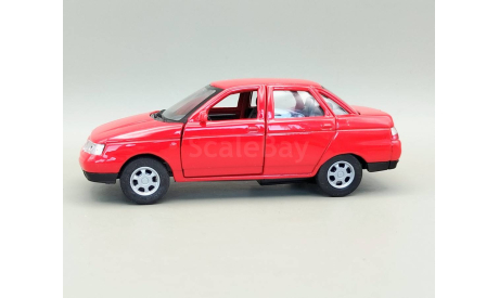 ВАЗ-2110 Lada-110 Лада (красный) Игрушка Welly М.0921, масштабная модель, scale35