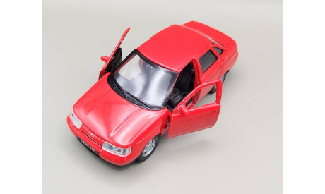 ВАЗ-2110 Lada-110 Лада (красный) Игрушка Welly М.0921, масштабная модель, scale35