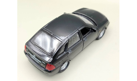 ВАЗ-2172 Lada-Priora Лада Приора (чёрный) Игрушка Welly М.0923, масштабная модель, scale35