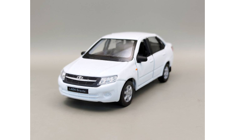 ВАЗ-2190 LADA Granta Лада Гранта (белый) Игрушка Welly М.0924, масштабная модель, scale35