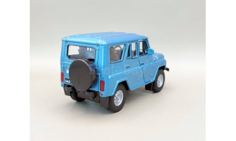 УАЗ-31514 (голубой) Игрушка Welly М.0928, масштабная модель, scale35