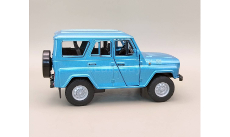 УАЗ-31514 (голубой) Игрушка Welly М.0928, масштабная модель, scale35
