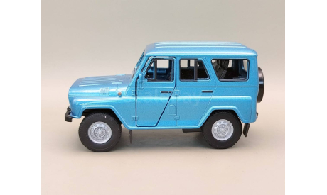 УАЗ-31514 (голубой) Игрушка Welly М.0928, масштабная модель, scale35