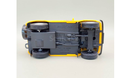 УАЗ-31514 милиция СССР (жёлтый) Игрушка Welly М.0929, масштабная модель, scale35