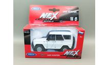 УАЗ‑315195 УАЗ «Хантер» UAZ Hunter (белый) Игрушка Welly М.0931, масштабная модель, scale35