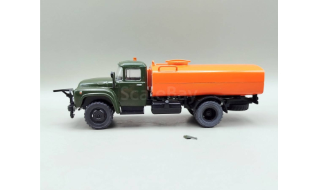 ЗИЛ-130 поливомоечная (зелёный/оранжевый) DeAgostini  М.0934, масштабная модель, scale43