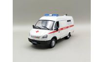 Горький-32214 Скорая медицинская помощь (белый) DeAgostini  М.0944, масштабная модель, scale43, ГАЗ