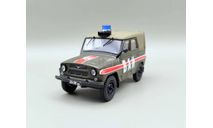 УАЗ-469 ВАИ военная автоинспекция (зелёный) DeAgostini М.0947, масштабная модель, scale43