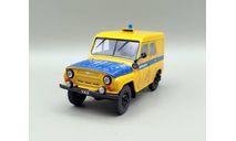 УАЗ-469 ППС милиция СССР (жёлтый) DeAgostini М.0953, масштабная модель, scale43