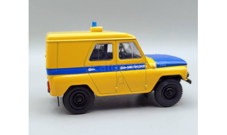 УАЗ-469 ППС милиция СССР (жёлтый) DeAgostini М.0953, масштабная модель, scale43