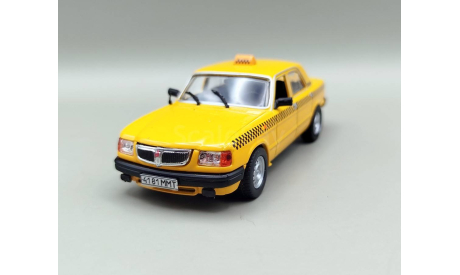 Горький 3110 ’Волга’ Такси (жёлтый) DeAgostini  М.0952, масштабная модель, scale43, ГАЗ