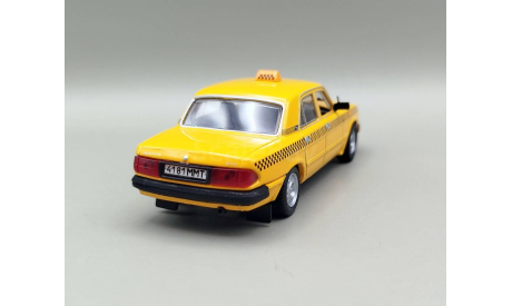 Горький 3110 ’Волга’ Такси (жёлтый) DeAgostini  М.0952, масштабная модель, scale43, ГАЗ