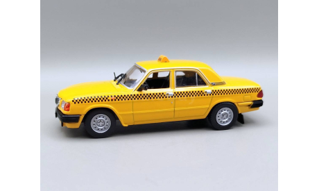 Горький 3110 ’Волга’ Такси (жёлтый) DeAgostini  М.0952, масштабная модель, scale43, ГАЗ