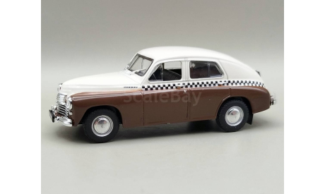 Горький М20 Такси (коричневый/белый) DeAgostini М.0957, масштабная модель, scale43, ГАЗ