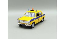 ВАЗ-2101 ’Жигули’ ГАИ Милиция СССР (жёлтый) DeAgostini  М.0960, масштабная модель, scale43