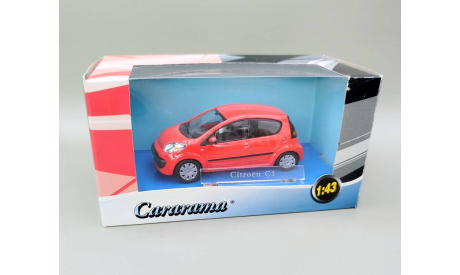 Citroen C1 (красный) Ситроен Cararama М.1012, масштабная модель, Bauer/Cararama/Hongwell, scale43, Citroën