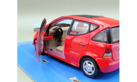 Mercedes Benz A140 (красный) Мерседес Cararama М.1013, масштабная модель, Bauer/Cararama/Hongwell, scale43, Mercedes-Benz