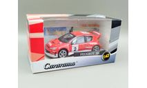 Peugeot-206 WRC (красный) Пежо Cararama М.1018, масштабная модель, Bauer/Cararama/Hongwell, scale43