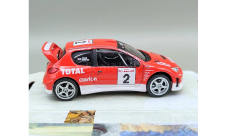Peugeot-206 WRC (красный) Пежо Cararama М.1018, масштабная модель, Bauer/Cararama/Hongwell, scale43