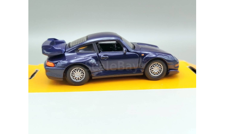 Porsche 911 GT2 (тёмно-синий) Порше Cararama М.1020, масштабная модель, Bauer/Cararama/Hongwell, scale43