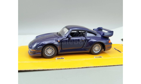 Porsche 911 GT2 (тёмно-синий) Порше Cararama М.1020, масштабная модель, Bauer/Cararama/Hongwell, scale43