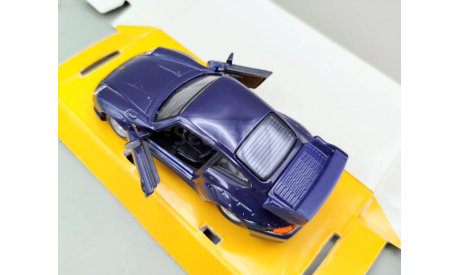 Porsche 911 GT2 (тёмно-синий) Порше Cararama М.1020, масштабная модель, Bauer/Cararama/Hongwell, scale43