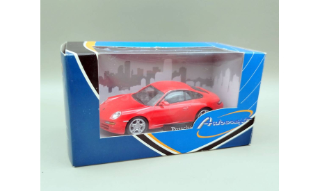 Porsche 911 Carrera S (красный) Порше Cararama М.1021, масштабная модель, Bauer/Cararama/Hongwell, scale43
