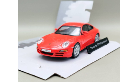 Porsche 911 Carrera S (красный) Порше Cararama М.1021, масштабная модель, Bauer/Cararama/Hongwell, scale43