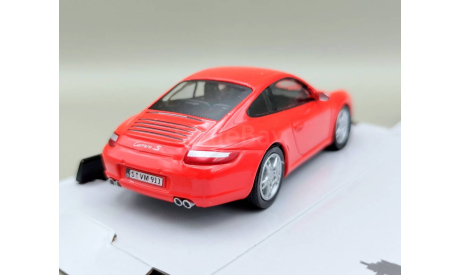 Porsche 911 Carrera S (красный) Порше Cararama М.1021, масштабная модель, Bauer/Cararama/Hongwell, scale43