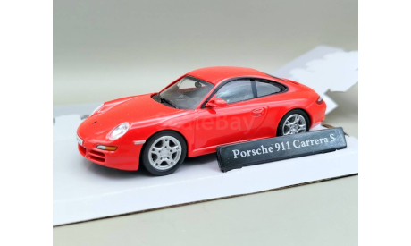 Porsche 911 Carrera S (красный) Порше Cararama М.1021, масштабная модель, Bauer/Cararama/Hongwell, scale43
