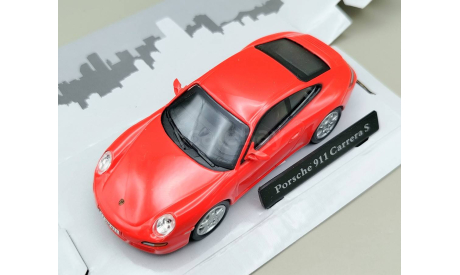 Porsche 911 Carrera S (красный) Порше Cararama М.1021, масштабная модель, Bauer/Cararama/Hongwell, scale43