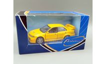 Mitsubishi Lancer Evolution VI (жёлтый) Митсубиси Cararama М.1022, масштабная модель, Bauer/Cararama/Hongwell, scale43