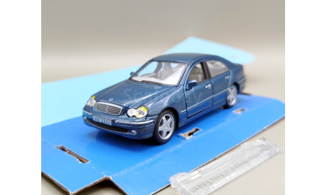 Mercedes Benz C-Class Sedan (синий) Мерседес Cararama М.1024, масштабная модель, Bauer/Cararama/Hongwell, scale43, Mercedes-Benz