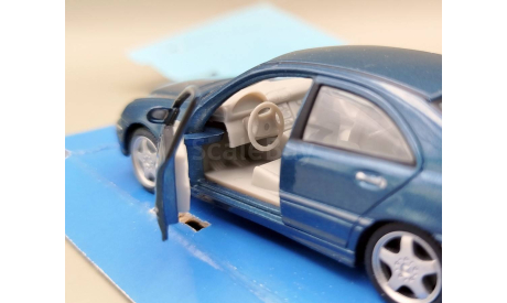 Mercedes Benz C-Class Sedan (синий) Мерседес Cararama М.1024, масштабная модель, Bauer/Cararama/Hongwell, scale43, Mercedes-Benz