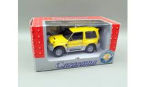 Mitsubishi Pajero Evolution (жёлтый) Митсубиси Cararama М.1036, масштабная модель, Bauer/Cararama/Hongwell, scale43
