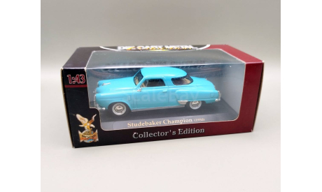 Studebaker Champion 1950 (голубой) Студебейкер Signature Models Yatming  М.1050, масштабная модель, Yat Ming, scale43