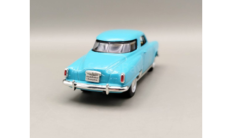 Studebaker Champion 1950 (голубой) Студебейкер Signature Models Yatming  М.1050, масштабная модель, Yat Ming, scale43