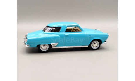 Studebaker Champion 1950 (голубой) Студебейкер Signature Models Yatming  М.1050, масштабная модель, Yat Ming, scale43