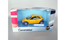 Ford Ka (жёлтый) Форд Cararama М.1010, масштабная модель, Bauer/Cararama/Hongwell, scale43