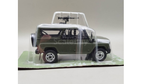 УАЗ ТС-3132 ’Гусар’ (тёмно-зелёный) DeAgostini  М.1109, масштабная модель, scale43