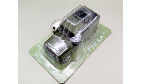 УАЗ ТС-3132 ’Гусар’ (тёмно-зелёный) DeAgostini  М.1109, масштабная модель, scale43