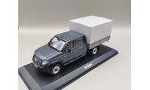 УАЗ-236324 ’Профи’ бортовой с тентом / UAZ Profi (тёмно-серый) DeAgostini М.1115, масштабная модель, scale43