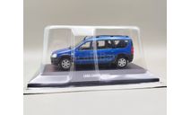 Lada Largus Cross (синий) DeAgostini М.1130, масштабная модель, scale43, ВАЗ