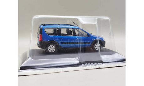 Lada Largus Cross (синий) DeAgostini М.1130, масштабная модель, scale43, ВАЗ