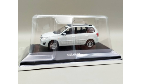 ВАЗ-2194 Lada Kalina / Лада Калина универсал (белый) DeAgostini М.1136, масштабная модель, scale43