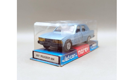 Peugeot 604 №857 (синий) Пежо Norev Jet-car М.1171, масштабная модель, scale43